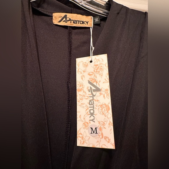 NWT Women's Short Sleeve Maxi V Neck Wrap Ruched A-Line Wedding Cocktail Dress - Picture 5 of 5